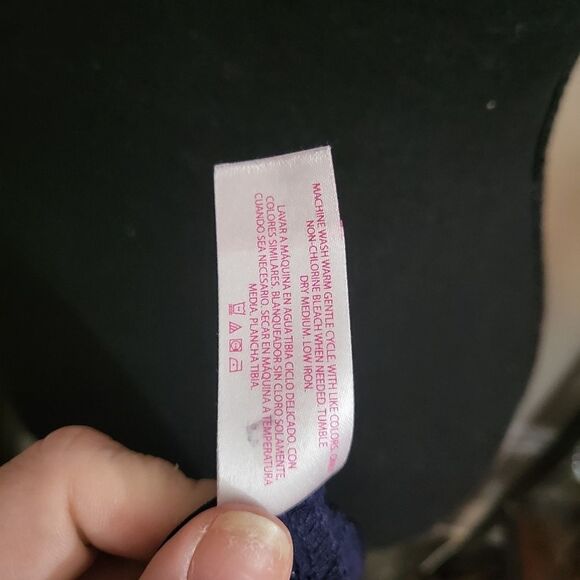 Navy Cardigan bathing suit coverup- L/XL - Picture 7 of 8